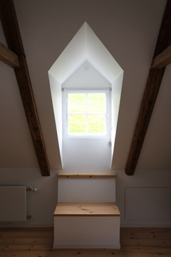 Fig. 19 Dormers provide beautiful ligtht in the attic